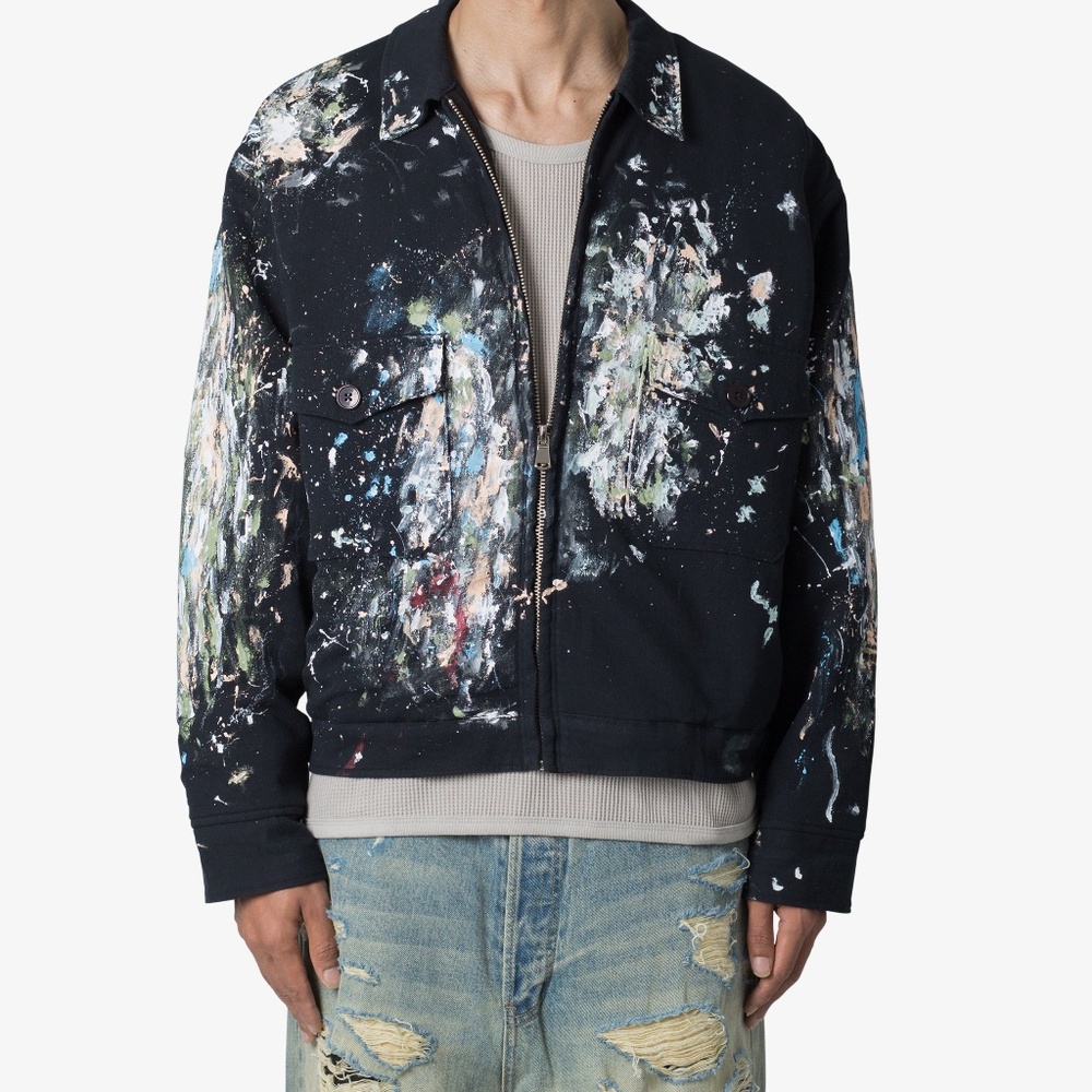 mnml Painters Work Jacket - Black Size MBlack / M